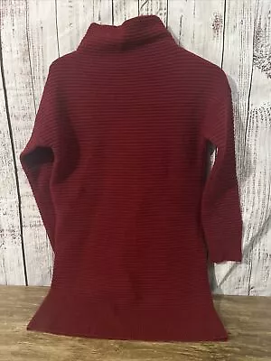 Madewell Women’s 100% Merino Wool Burgundy Sweater Dress Sz Medium Small • $29.95