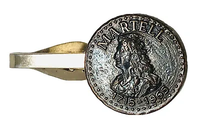 Rare Find! 1965 MARTELL COGNAC 1715-1965 Advertising Tie Clip Pin KP21 • $27.37