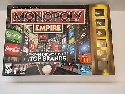 Monopoly Empire Gold Edition Board Game 2015 Hasbro Complete Tokens Dice Brands • $24.99