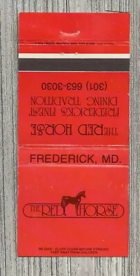 Matchbook Covers-Red Horse Restaurant Frederick Maryland-9569 • $4