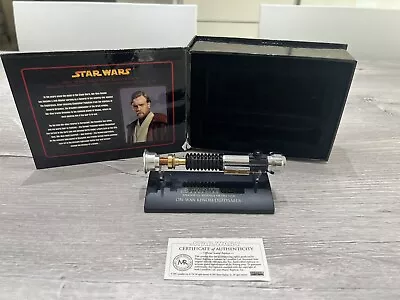 Star Wars Master Replicas Obi Wan Kenobi ROTS .45 Lightsaber • £83.99