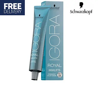 Schwarzkopf Professional IGORA Royal Highlifts Permanent Hair Dye 60ml • £9.49