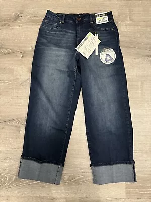 D.jeans Denim High Waist Wide Leg Ankle Dark Blue Jeans Size 10 D Jeans • $18.90