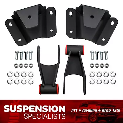 4  Rear Drop Lowering Hanger Shackle Kit For 1973-1979 Ford F100 2WD • $202.71