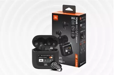 NEW JBL Tour Pro 2 Noise-Canceling True Wireless In-Ear Earbuds W/Smart Case BLK • $189.99