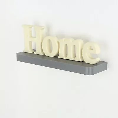 Narrow Floating Wall Shelve Shelf Shelving Kit Rack Decorating Display 4 Colours • £14.80