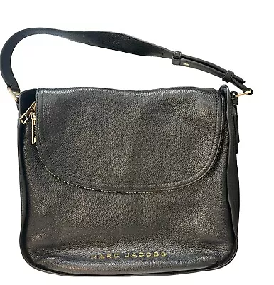 Marc Jacobs The Groove Messenger Bag Large Size Black Pebbled Leather.Pre Owned • $155