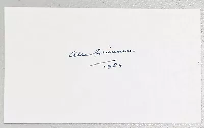 Alec Guinness Signed Autographed 3x5 Card SWAU Authenticated Star Wars Kenobi • $579.95