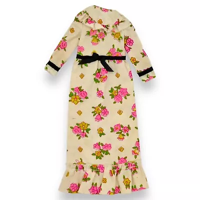 VTG 1974 Barbie SKIPPER Best Buy Fashions #7775 HTF White Floral Maxi Dress Bow • $5.50