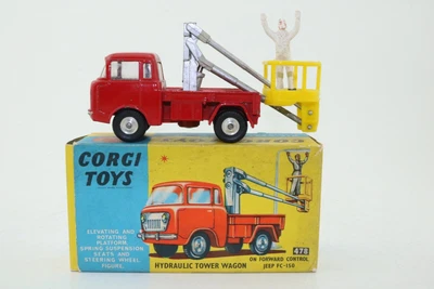 £76.90 • Buy Corgi Toys No 478 Hydraulic Tower Wagon Jeep FC-150 - Great Britain - Boxed C7