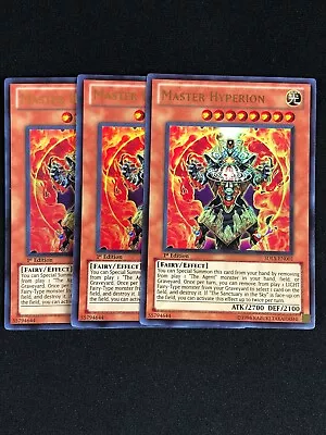 Yugioh Master Hyperion Sdls-en001 1st Ultra X3 • $4.50