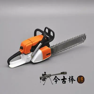 1/6 Soldier Accessories Fire Tool Model Chainsaw Logging Saw Mini Scene Props • $26.99