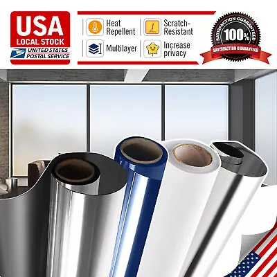 Window Film Any Tint Shade All Sides & Rears For Car Heat UV Reflective Privacy • $8.99