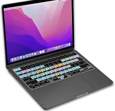 Design Silicone Keyboard Cover Skin For Apple M2 Chip MacBook A MacOS Shortcuts • $42.92