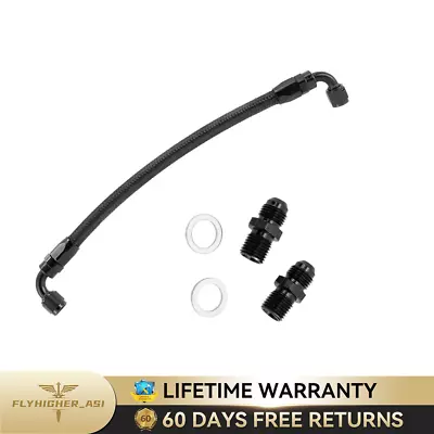 Power Steering Delete Line Black Braided For Acura RSX 2002-2004 2003 • $65.55