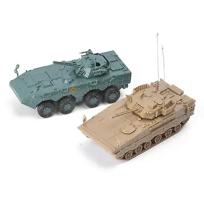 1:72 Scale 4D Tank Model Puzzles DIY Assemble Miniature • £7.55