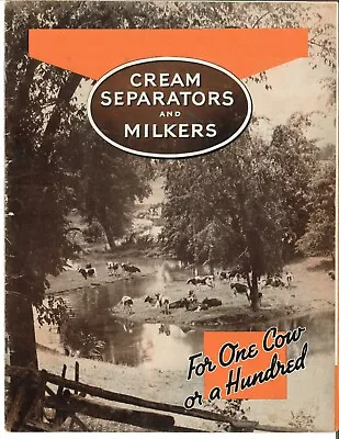 IH International McCormick-Deering Cream Separators & Milkers Brochure Full Line • $25