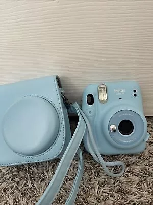 Fujifilm Instax Mini 11 Instant Camera - Sky Blue With Strap And Case • $60