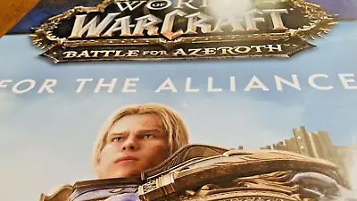 World Of Warcraft Battle Of Azeroth For The Alliance Blizzard Ceiling Poster • $59.95