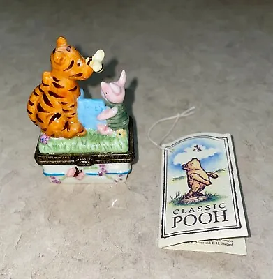 Midwest Of Cannon Falls Disney Classic Winnie Pooh Tigger And Piglet Hinged Box  • $14