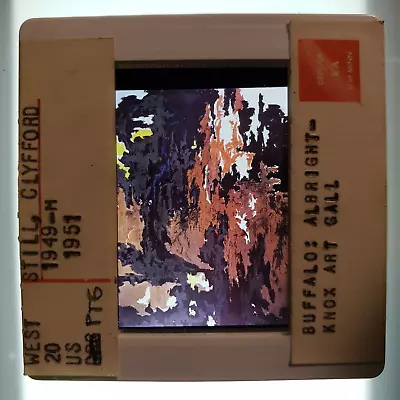 Clyfford Still  1949-M  1951 Art 35mm Glass Slide • $20