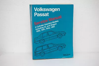 Bentley Official Volkswagen B3 Passat GAS 90-93 Repair Service Manual VW Wiring • $23.88