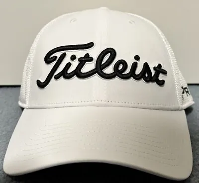 Titleist Tour Sports Mesh Hat Staff Collection - White • $30