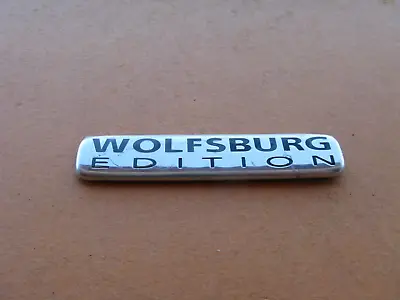 Vw Jetta Wolfsburg Edition Rear Side Emblem Logo Badge Symbol Used Oem A30751 • $14.25