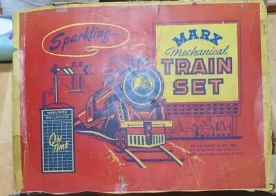 Rare 1952 Marx/Disney MICKEY MOUSE  METEOR TRAIN SET+BOX/KEY ToyRailroadLionel • $1660