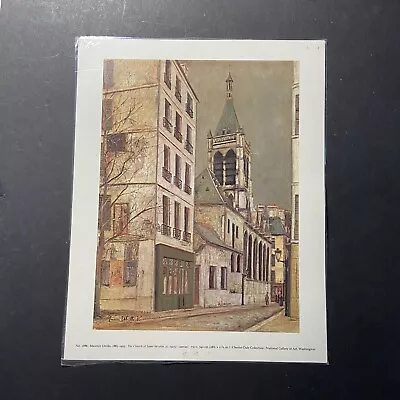 Maurice Utrillo (1883-1955) THE CHURCH OF SAINT-SÉVERIN (c. 1913) NGA  Print • $14.95