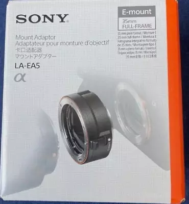 Sony LA-EA5 A-Mount Lens Adapter JAPAN NEW RP385 • $206.35