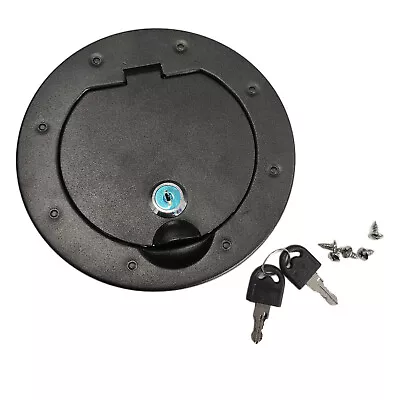 Fuel Filler Cover Locking Gas Tank Door Aluminum Alloy Gas • $18.09