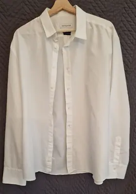 Versace Designer Shirt White Beautifully Tailored Size XXL (XL) Cost £189 • £49