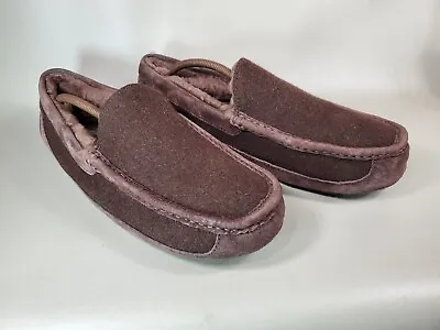 Ugg Byron Brown Leather Slippers / Loafers Model 3233 • $34.99