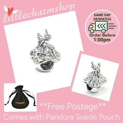$53.10 • Buy NEW Authentic Genuine PANDORA Silver Forest Fairy Charm - 791734 RETIRED