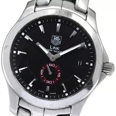TAG HEUER Link Tiger Woods WJ2110 Small Seconds Automatic Men's Watch_800925 • $763.20