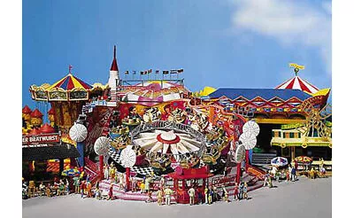 FALLER Flipper Roundabout Fairground Model Kit W/ Motor IV HO Gauge 140439 • £114.94