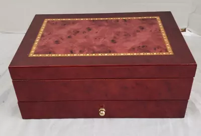 Vintage MELE Jewelry Box Single Drawer 12  X 8  X 5  • $23.99