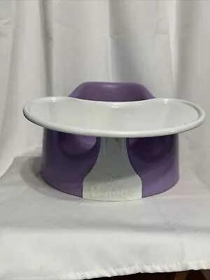 Bumbo Purple Floor Seat Portable Baby Chair With Tray Genuine • $20