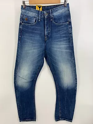 G-Star Type C 3D Loose Tapered Nuke Denim Blue Medium Aged Mens Jeans W26 L32 • $24.65