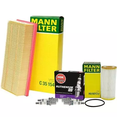 Mann Filters & NGK Spark Plugs Ignition Tune Up Kit For VW Jetta GLI 2.0 L4 2013 • $91.95