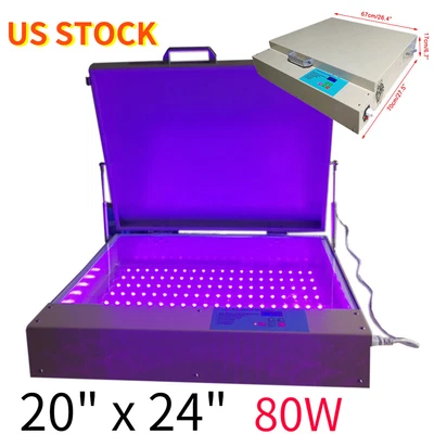 $498.75 • Buy US Stock, Tabletop Precise 20  X 24  80W LED UV Exposure Unit