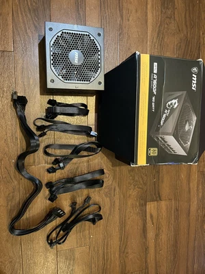 Msi 750W Atx Fully Modular Power Supply MPG A750GF Active Pfc/80 Plus Gold.Parts • £49