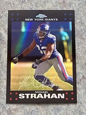 2007 Topps Chrome Michael Strahan Refractor! • $1.25