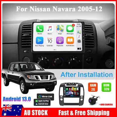 9  Android 13 For 2006-2012 Nissan Navara D40 Car Stereo Radio Head Unit Gps Nav • $247.99