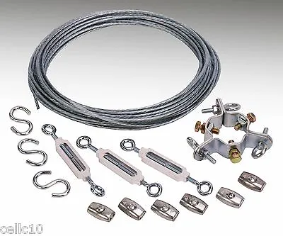 Down Guy Wire Kit For Up To 2-1/4  Mast - High Quality USA Made - NEW!  • $56