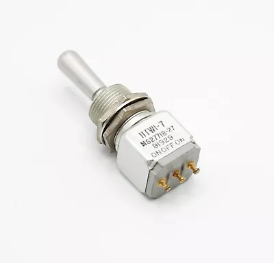 MS27718-27 Honeywell MicroSwitch Toggle Switch SPDT (ON)-OFF-(ON)  11TW1-7 • $49.99