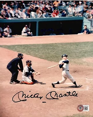 Mickey Mantle BAS Certified Autographed Live Action 8x10 Color Photo Sharp Auto@ • $449.99