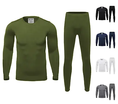 Mens Ultra-Soft Winter Thermal Top / Bottom / Set With Fleece Lining • $17.99