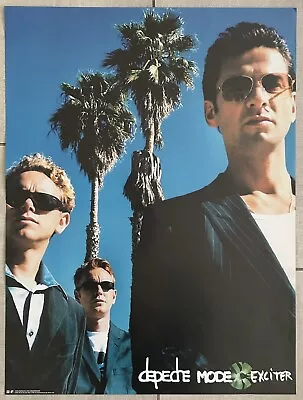 DEPECHE MODE Exciter Poster ORIGINAL RECORD LABEL PROMO Only 18”x24” RARE • $42.57